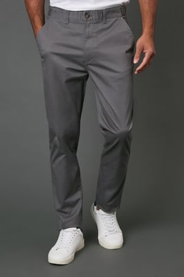 Grey Premium Slim Fit Chino Trouser