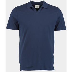Bos Bright Blue Polo korte mouw polo v placket 2804425/208 cobalt blue