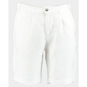Blue Coast Korte broek 100% linnen 502/0000 blanco