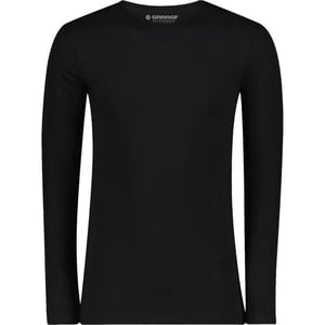 Garage Bodyfit t-shirt longsleeve o neck black