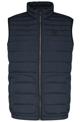 Bugatti Herren Gewatteerd vest van lichtgewicht nylon
