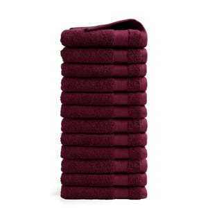DoubleDry Handdoeken set 50 x 100 cm 12 stuks 100% zacht katoen 500 g/m2 -