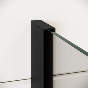 Badplaats Douchewand florida 80 x 200 cm zwart – inloopdouche 8 mm