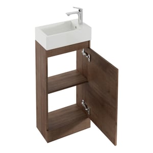 Badplaats Toiletmeubel peru 40 x 22 cm bruin fonteinmeubel met