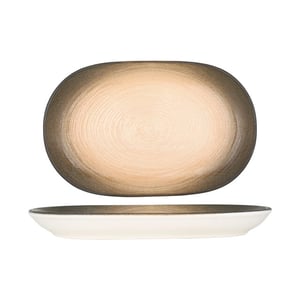 ID Fine Serveerschaal canyon porselein 33 cm set van 2