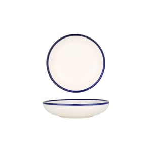 Rinart Serveerschaal blue edge porselein 10 cm set van 2
