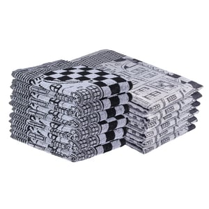 DoubleDry Theedoeken en keukendoeken set 12 stuks 100% katoen hoge