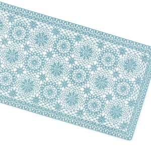 Unique Living tafelloper amira vinyl 40x150cm sage