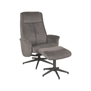 Label51 Fauteuil bergen - cosmo incl. hocker 62x77x53 cm