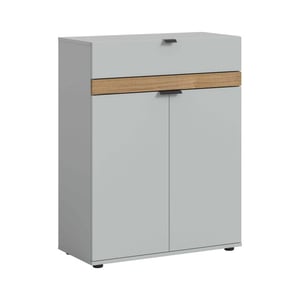 Furnilux Naro gd schoenenkast lichtgrijs nb lichtgrijs nb abs. evoke oak nb