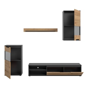 Furnilux Cajak wandkastcombinatie artisan oak nb balsatgrijs nb