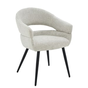 Livingfurn eetkamerstoel megan toffee set van 2 62x58x85cm