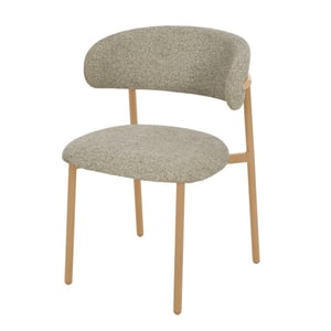 Livingfurn eetkamerstoel micah hush oak set van 2 58x54.4x78cm