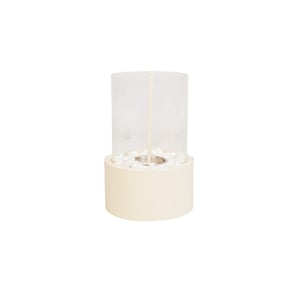 House Vitamin Table burner round sand 18x18x26,5cm