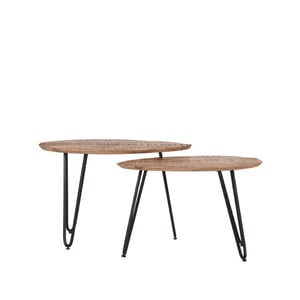 Label51 Salontafel set frisk 68x43x44 cm - mangohout