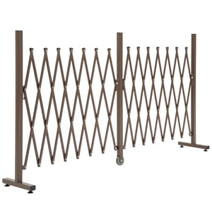 4goodz Outsunny flexibel hekwerk uitrekbaar van 52 405 cm aluminium