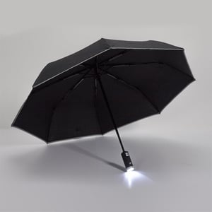 Casa di Elturo Paraplu met led zaklamp – automatisch open – Ø 34 cm – compact opvouwbaar