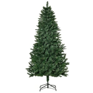 Homcom Kunstkerstboom 180 cm pijnboom kunstmatig, met 724 takken, metalen