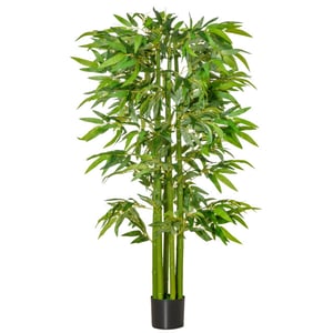 4goodz Bamboe kunstplant bamboe 160 cm hoog groen