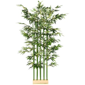 4goodz Kunstplant bamboe roomdivider 180 cm hoog groen