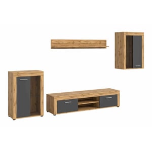 Furnilux Jam woonkamercombinatie grijs melamine wotan nb