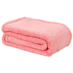 DoubleDry Teddy fleece deken ultrazacht 130x170 cm -