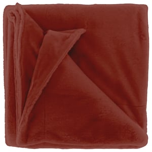 Unique Living plaid klaas 150x200cm marsala