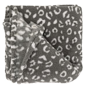 Unique Living plaid zion 150x200cm dark grey