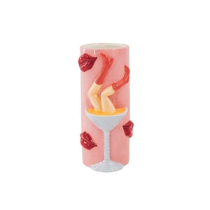 House Vitamin Pornstar martini vase- pink/ red- 14x12,5x28 cm