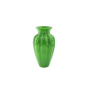 House Vitamin Pleated vase- green- 16,5x16,5x29,5 cm