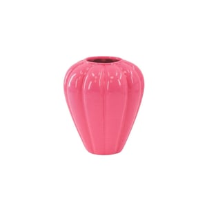 House Vitamin Swirl vase-ceramic- pink- 20x20x21,5 cm