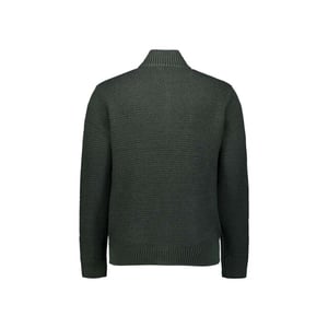 No Excess Cardigan 2 coloured melange dark green