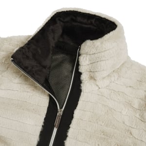 Luhta isolahti fleece sweater met rits dames -