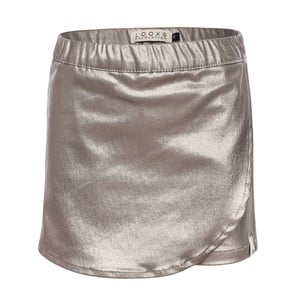 Looxs Revolution Skort metallic champagne voor meisjes in de kleur