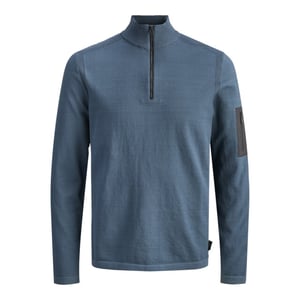 Jack & Jones Jcomace knit half zip smu petrol