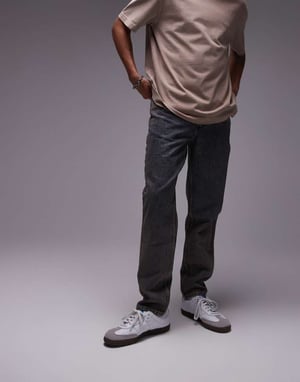 Topman – Avsmalnande jeans i blått