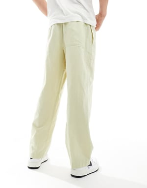 Calvin Klein Jeans – Gröna linnebyxor