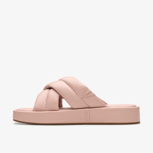 Alda Glide Ljusrosa Lea Sandaler