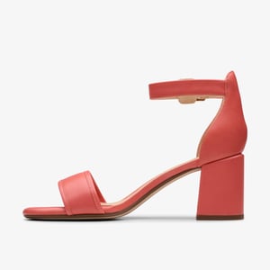 Ezoria Mae Koraal Leren Sandalen