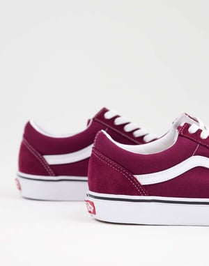 Vans Old Skool – Port Royale – Vinröda sneakers