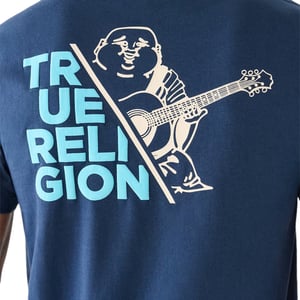 True Religion Mens T Shirts Short Sleeve Buddha Summer Crew Neck Cotton Tee New