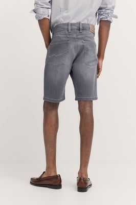 Bugatti Herren Jeans Bermuda in used-wash dessin