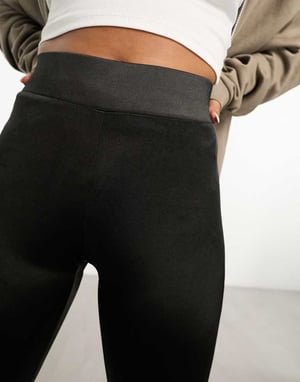 JDY – Svarta, glansiga discoleggings