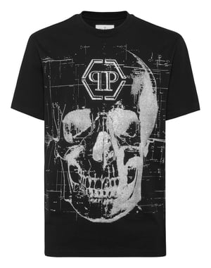 T-Shirt Ronde Hals Ss Skull