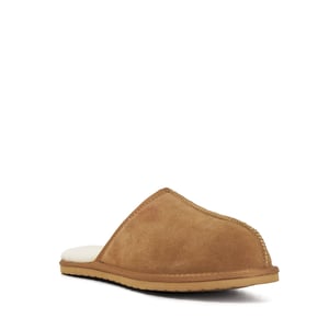 Dune Mens Finny - Suede Cuff Slippers