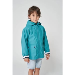 Batela Turquoise kinder regenjas lauwersoog -