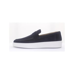 Giorgio 13710 suede loafer donker witte zool