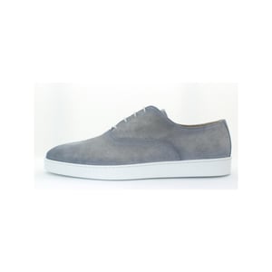Giorgio 51303 suède veterschoen met witte zool