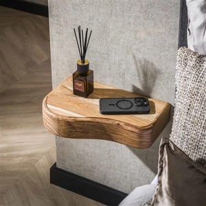 Hoyz nachtkastje organic massief acacia naturel set van 2