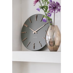 Karlsson wandklok esmerado luxury green- Ø40cm